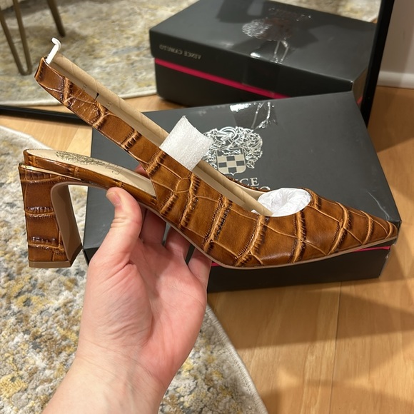 Vince Camuto hamden sljngback in barn brown size 11 - Picture 2 of 3